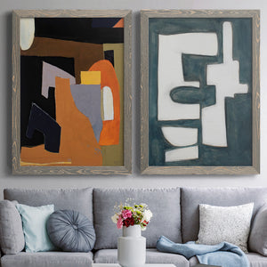 The Olive Press Rooom - Barnwood Framed Canvas Set