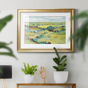 Idyll Sweep - Modern Framed Art Print