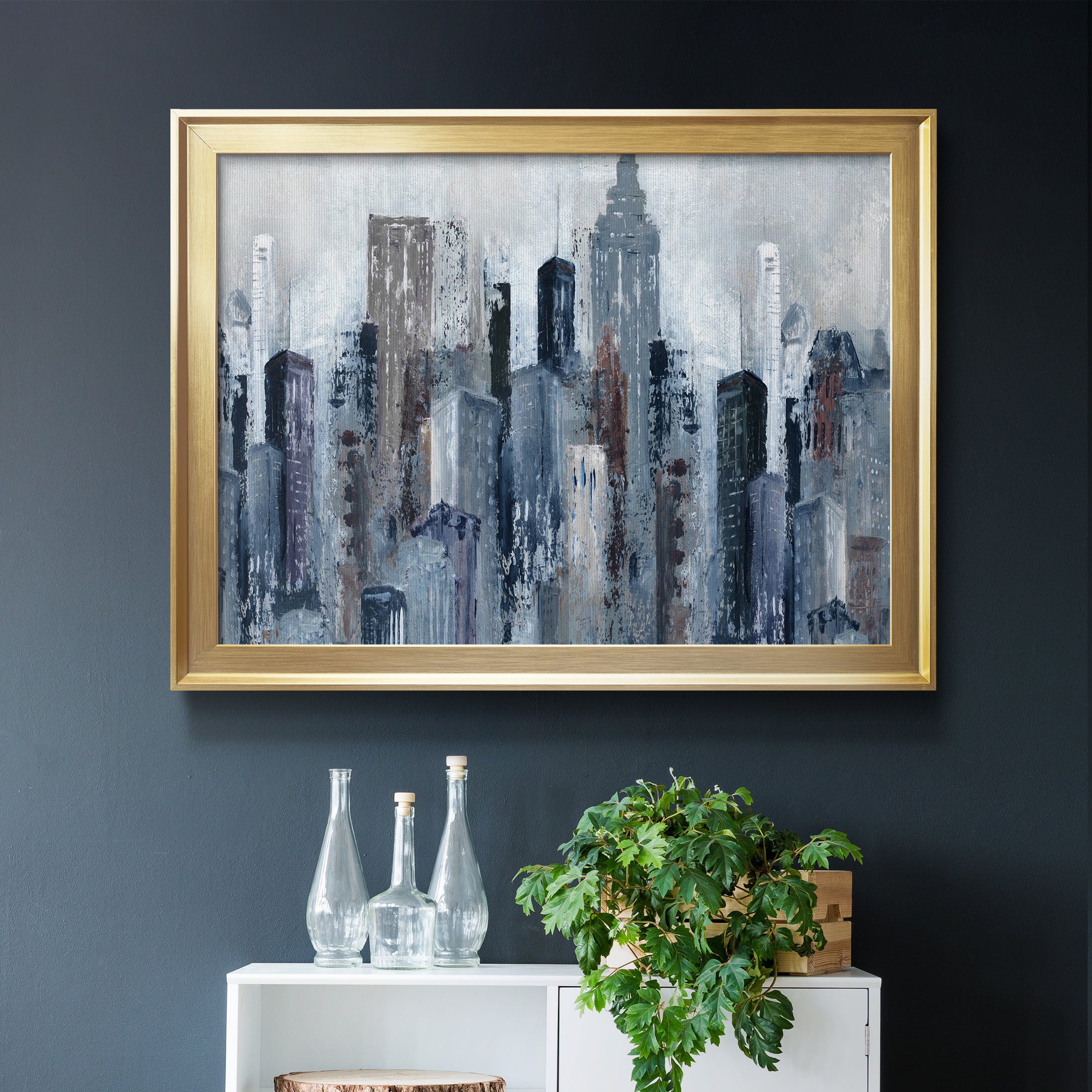 City Mood Premium Classic Framed Canvas - Ready to Hang