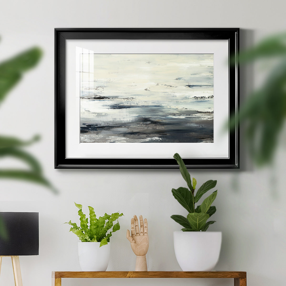 On The Stormy Seas Premium Framed Print - Ready to Hang