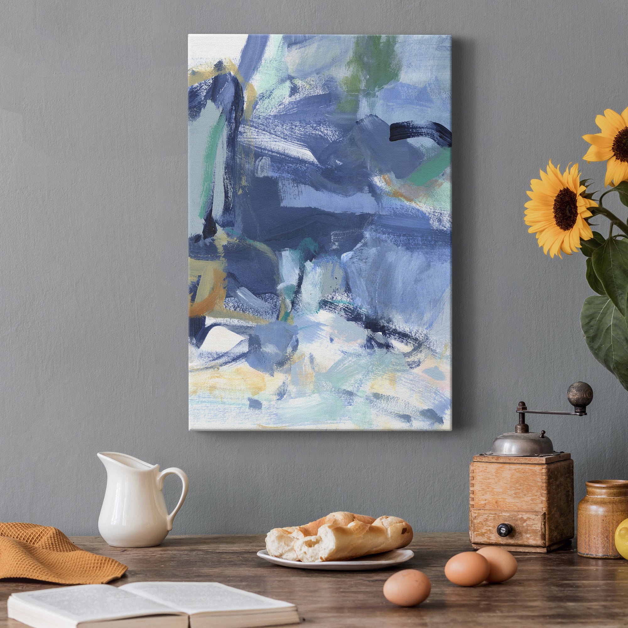 Blue Room I Premium Gallery Wrapped Canvas - Ready to Hang