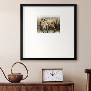 Lodge Twilight I Premium Framed Print Double Matboard