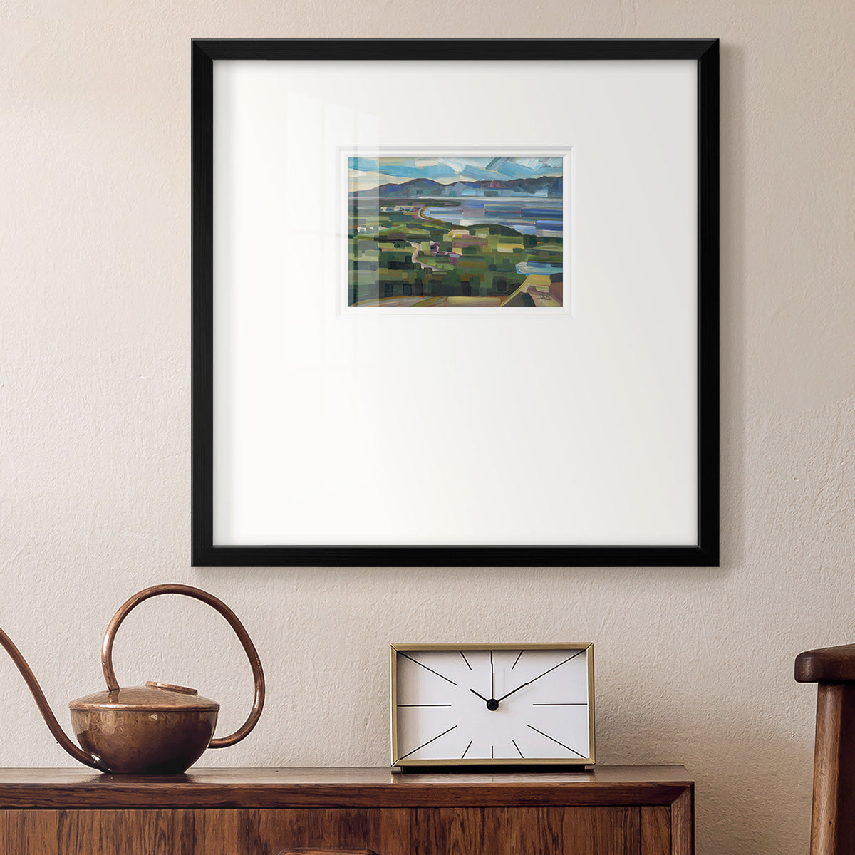 View From Goose Park Premium Framed Print Double Matboard