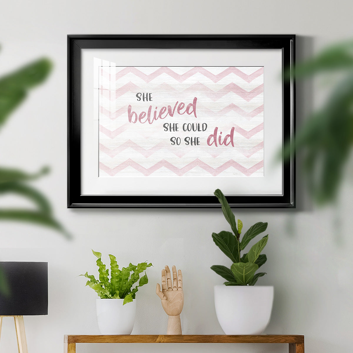 Believed She Could Premium Framed Print - Ready to Hang