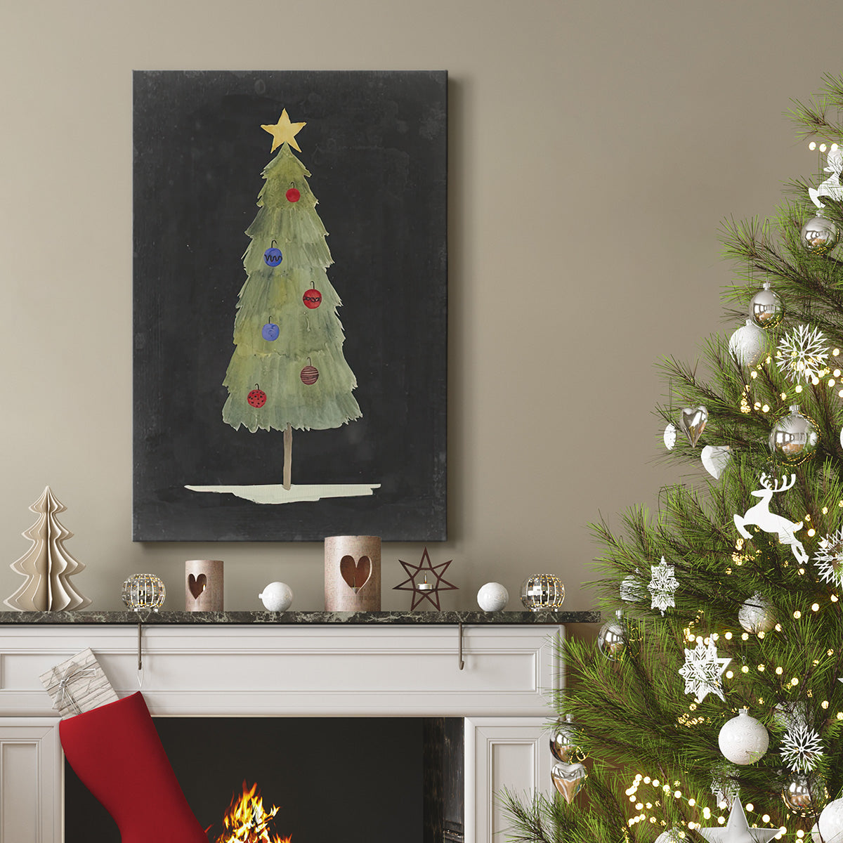 Christmas Glow II - Gallery Wrapped Canvas