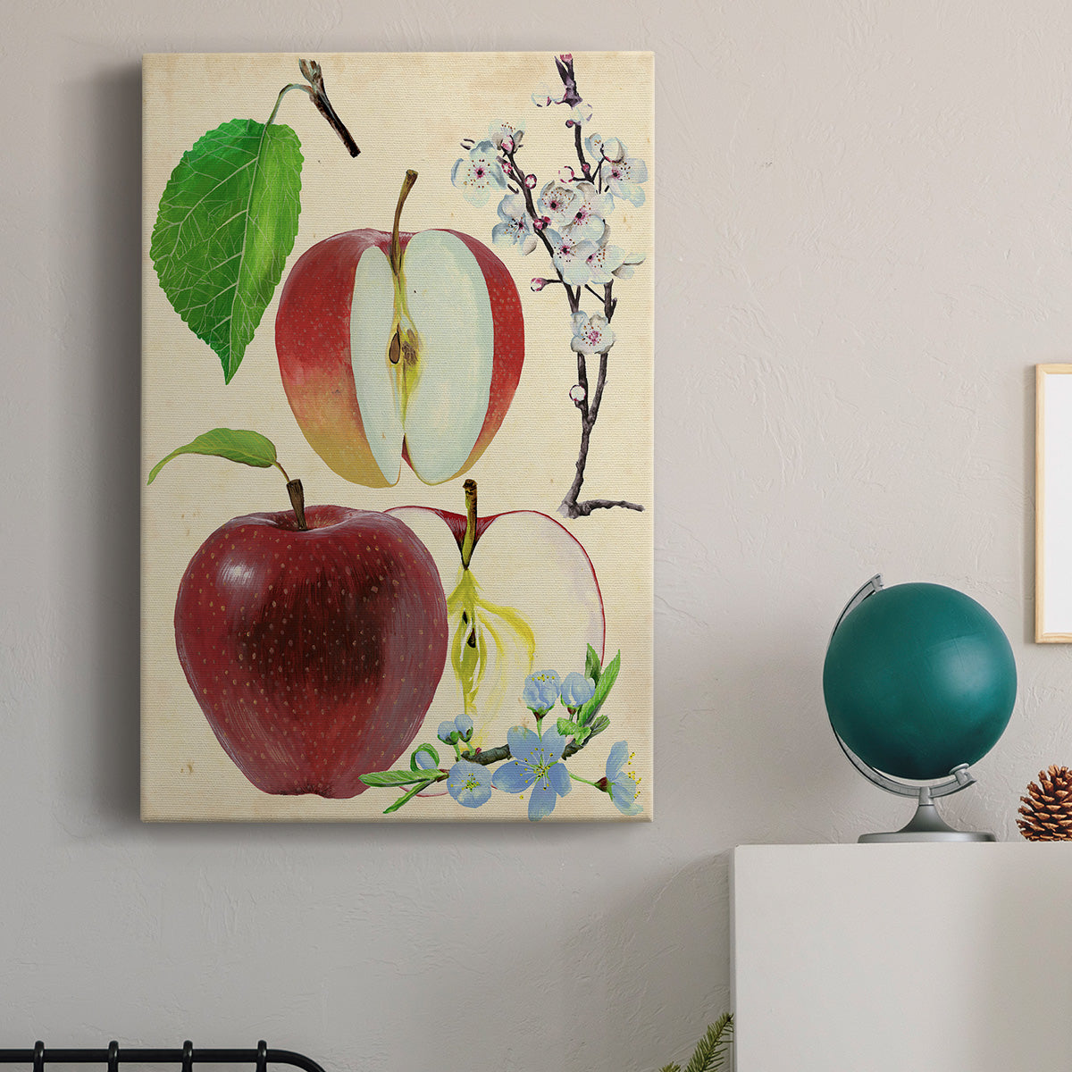 Apple & Blossom Study II Premium Gallery Wrapped Canvas - Ready to Hang