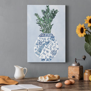 Moonlight Vase I Premium Gallery Wrapped Canvas - Ready to Hang