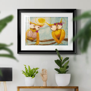 Hoos Branch for Two - Modern Framed Art Print