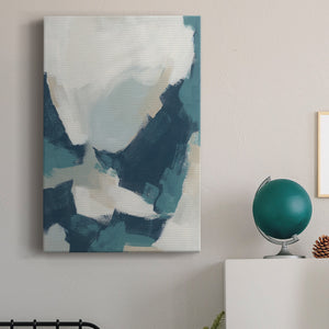 Brushy Blues I - Canvas Art Print