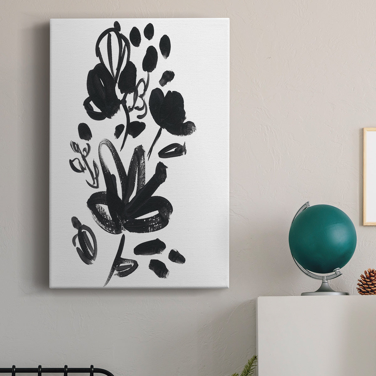 Cameo Bloom V Premium Gallery Wrapped Canvas - Ready to Hang