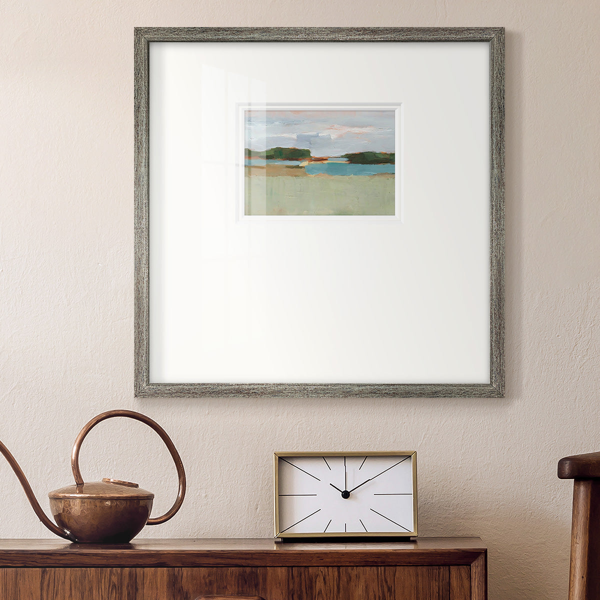 High Noon Vista Study I Premium Framed Print Double Matboard