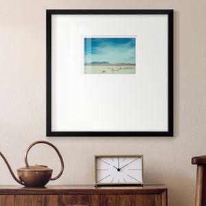 Salt Flat Walk II Premium Framed Print Double Matboard