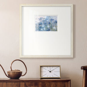 Dandelion and Agapanthus Premium Framed Print Double Matboard