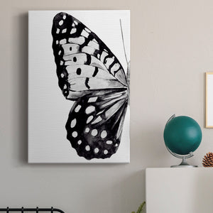 Monochrome Wings I Premium Gallery Wrapped Canvas - Ready to Hang