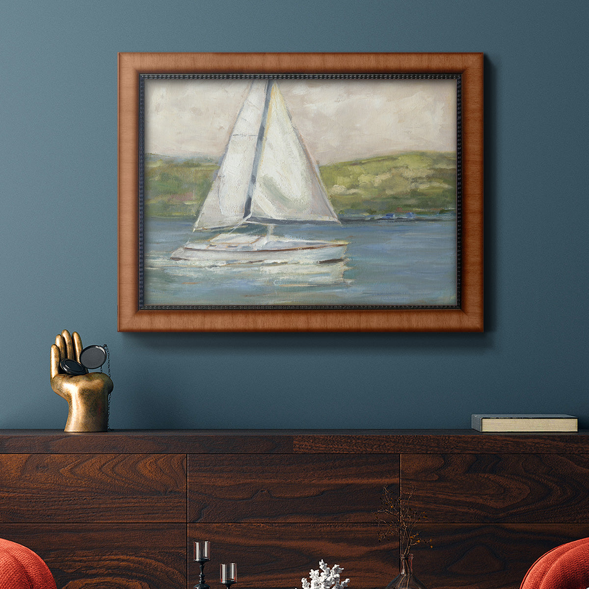 Off the Coast I Premium Framed Canvas- Ready to Hang