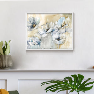 41787,artwork,flowers,floral,painting,modern,decor,home,interior,white,blue,delicate,blossoms,design,nature,still life,aesthetic,elegant,beauty,frame,neutral,soft tones,decor piece,wall art,creativity,inspiration,harmony,fresh,visual,texture,light,contemporary,arrangement,botanical,vivid,outdoors,tranquility,color palette,visual composition,Re-stickable,Plants & Flowers