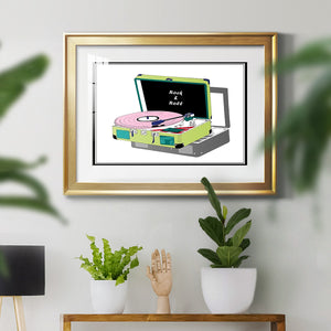 Record Shop II - Modern Framed Art Print