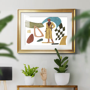 Vintage Vibes III - Modern Framed Art Print