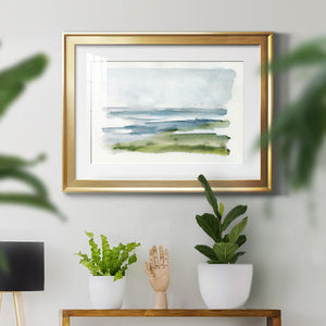 Coastline Splash I - Modern Framed Art Print