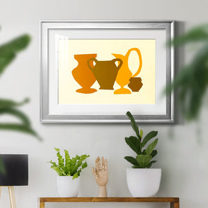 Posing Pottery II - Modern Framed Art Print