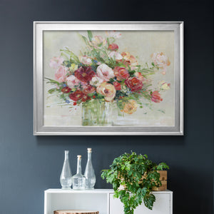 Just Peachy - Modern Framed Canvas Print