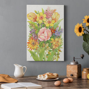 Floral Mix II Premium Gallery Wrapped Canvas - Ready to Hang