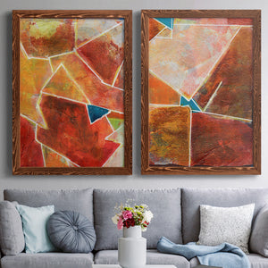 Primary Connection VII - Barnwood Framed Canvas Set