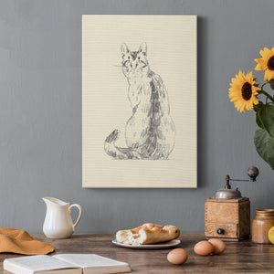 House Cat V Premium Gallery Wrapped Canvas - Ready to Hang