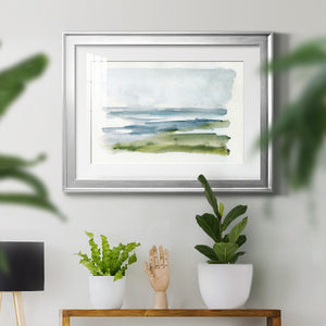 Coastline Splash I - Modern Framed Art Print