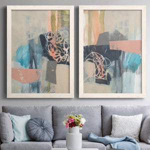 Reductive I - Barnwood Framed Canvas Set