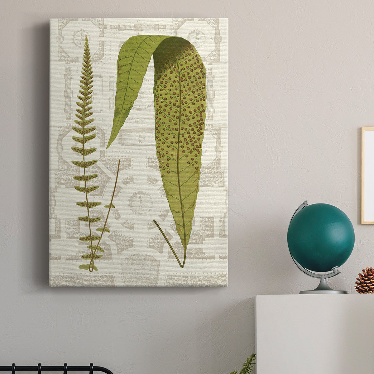 Garden Ferns III Premium Gallery Wrapped Canvas - Ready to Hang