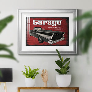 The Garage - Modern Framed Art Print