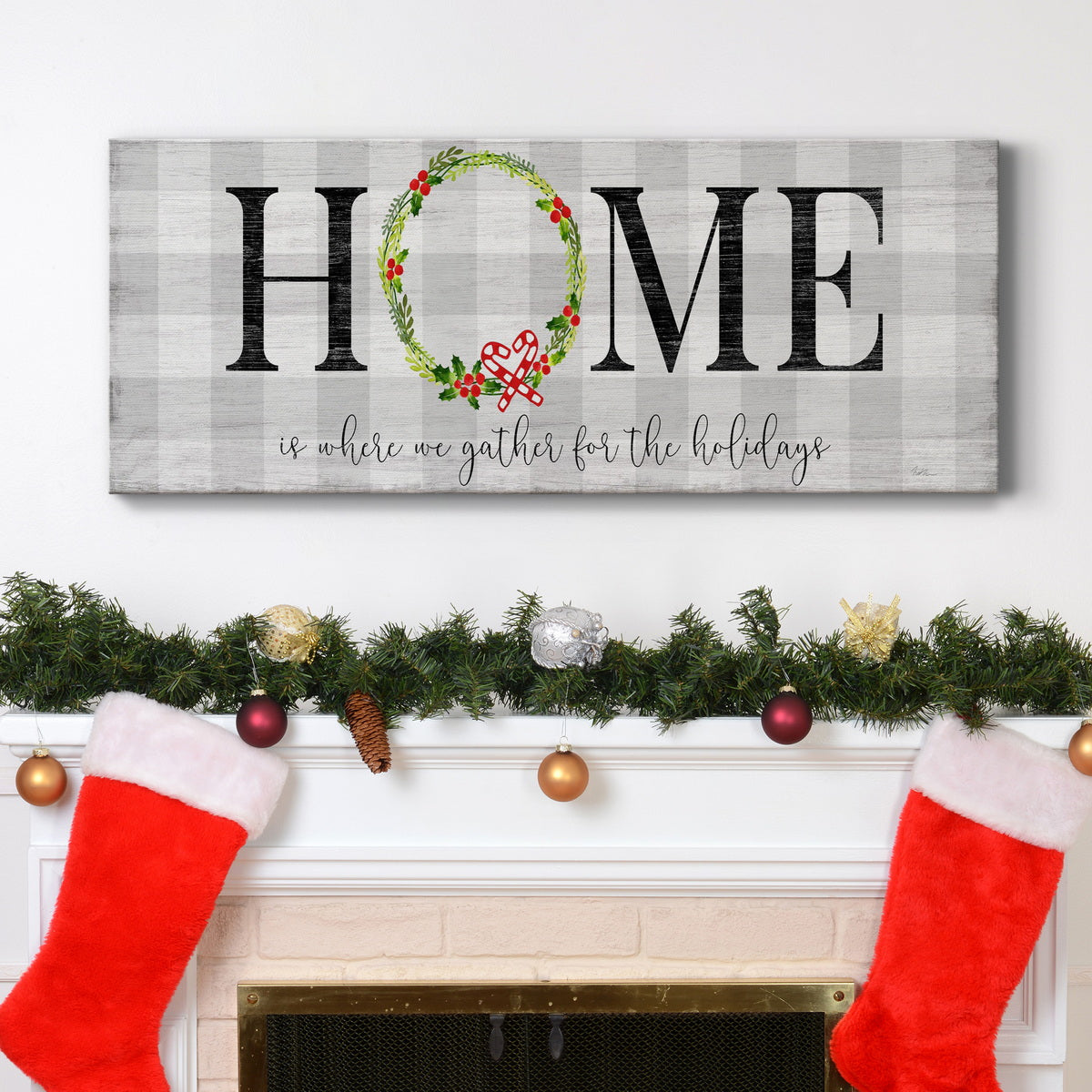 Gather for the Holidays Premium Gallery Wrapped Canvas - Ready to Hang