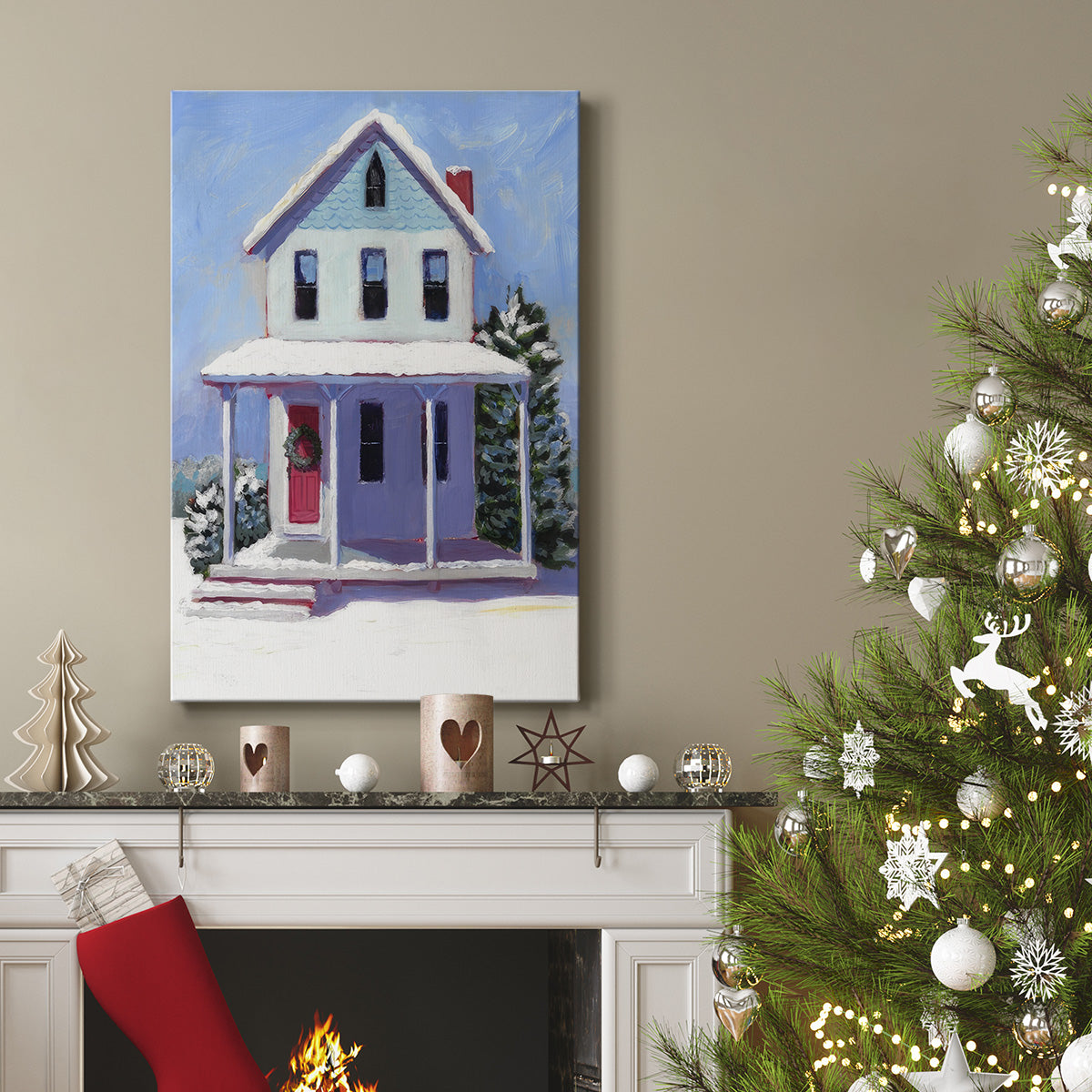 Victorian Home I - Gallery Wrapped Canvas