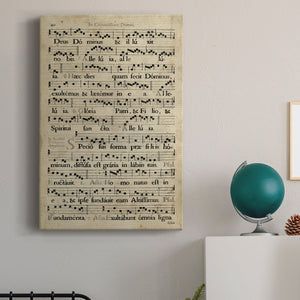 Vellum Songbook II Premium Gallery Wrapped Canvas - Ready to Hang