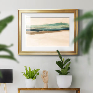 Layered Horizon II - Modern Framed Art Print