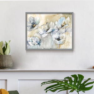 41787,artwork,flowers,floral,painting,modern,decor,home,interior,white,blue,delicate,blossoms,design,nature,still life,aesthetic,elegant,beauty,frame,neutral,soft tones,decor piece,wall art,creativity,inspiration,harmony,fresh,visual,texture,light,contemporary,arrangement,botanical,vivid,outdoors,tranquility,color palette,visual composition,Re-stickable,Plants & Flowers