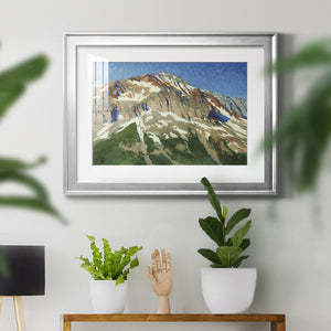 Vermillion Ascent - Modern Framed Art Print