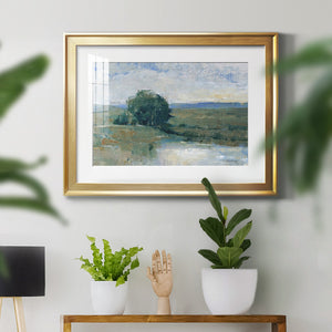 Riverbank Impression I - Modern Framed Art Print