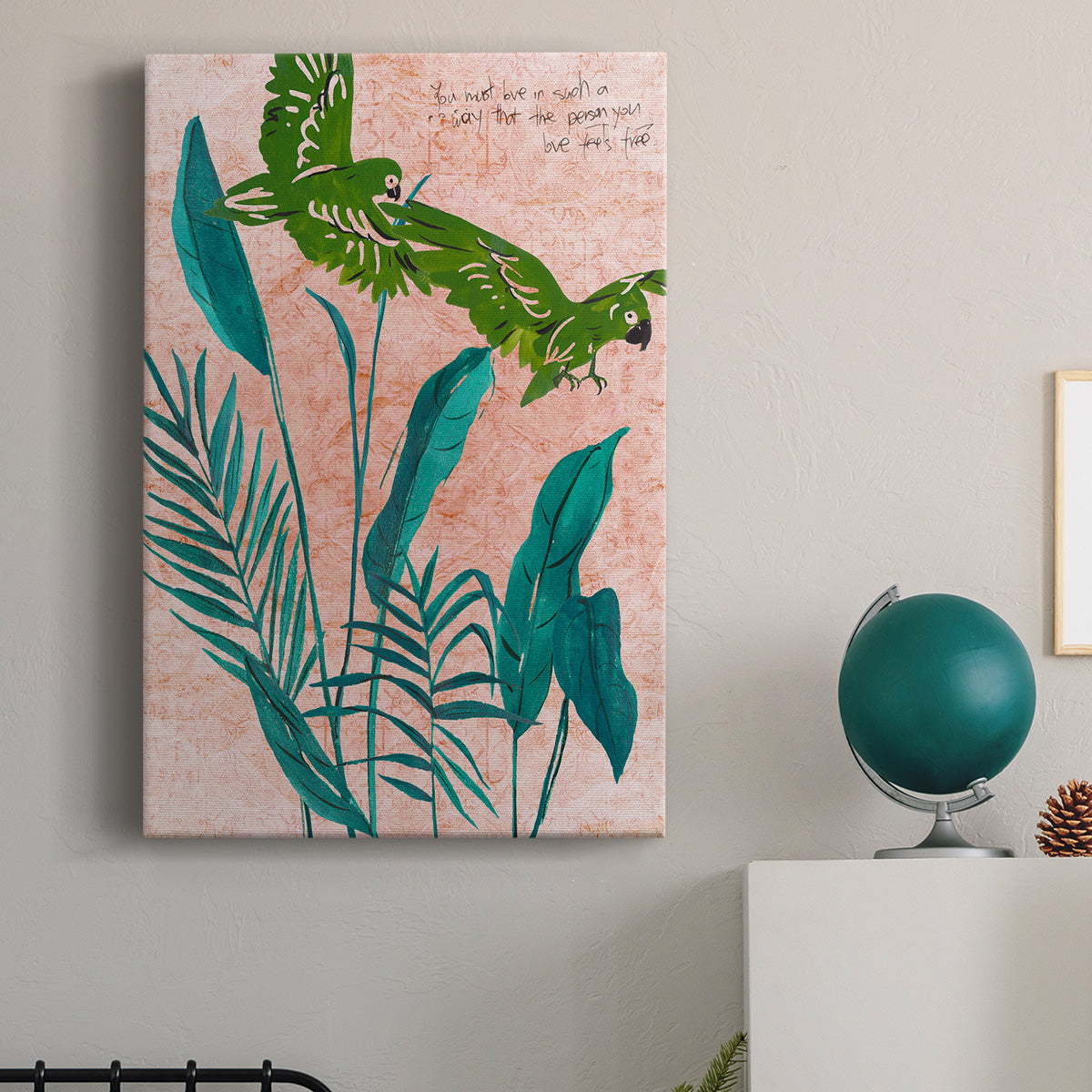 The Tropical Song I Premium Gallery Wrapped Canvas - Ready to Hang