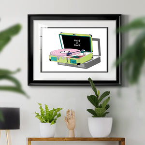 Record Shop II - Modern Framed Art Print