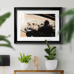 Late Night Queue - Modern Framed Art Print