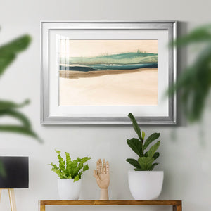 Layered Horizon II - Modern Framed Art Print