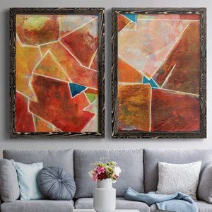 Primary Connection VII - Barnwood Framed Canvas Set