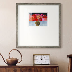 Red Poppies II Premium Framed Print Double Matboard