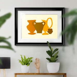 Posing Pottery II - Modern Framed Art Print