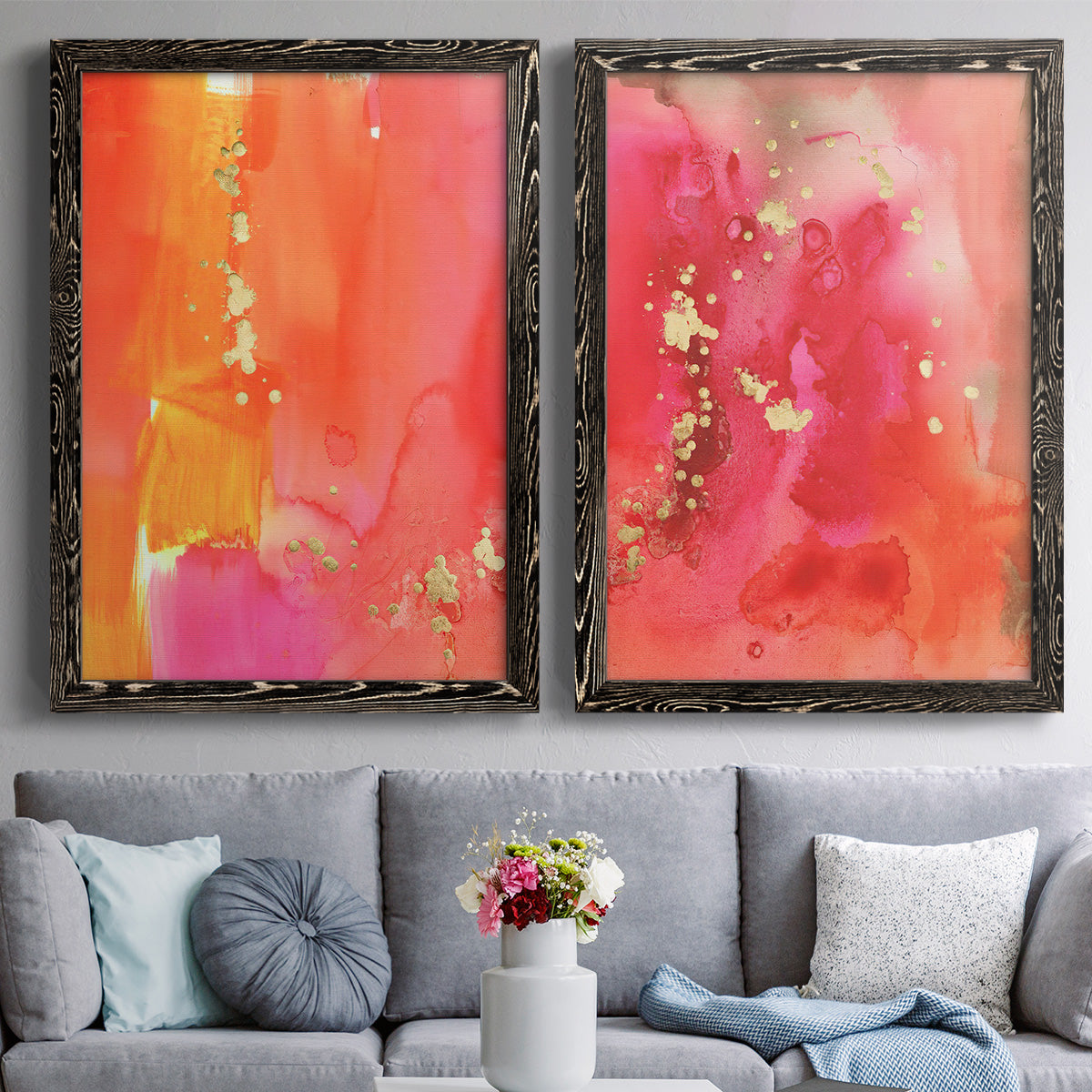 Mythological III - Premium Framed Canvas 2 Piece Set - Ready to Hang