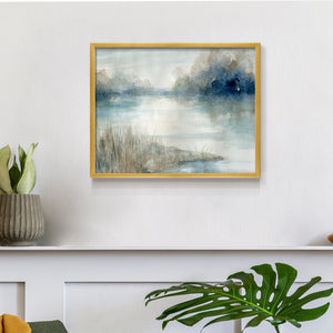 42053,watercolor,landscape,serene,reflection,river,dawn,mist,greenery,tranquility,calm,nature,peaceful,art,brushstrokes,sky,water,scenery,outdoor,riverbank,colors,light,softness,beauty,environment,subtle,composition,texture,stillness,horizon,morning,blue,shades,natural,creative,peacefulness,palette,tranquil,development,Re-stickable,Abstract