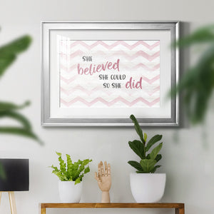 Believed She Could Premium Framed Print - Ready to Hang