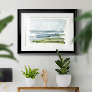 Coastline Splash I - Modern Framed Art Print